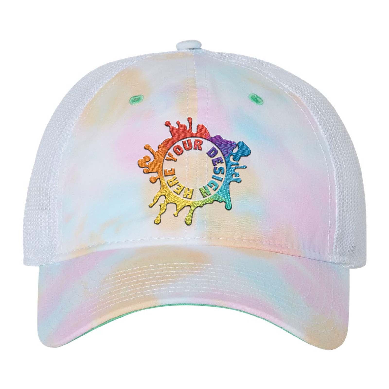 Embroidered The Game Lido Tie-Dyed Trucker Cap - Mato & Hash