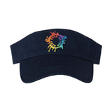 Embroidered Valucap Bio-Washed Visor - Mato & Hash