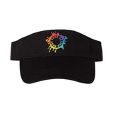 Embroidered Valucap Bio-Washed Visor - Mato & Hash