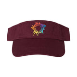 Embroidered Valucap Bio-Washed Visor - Mato & Hash