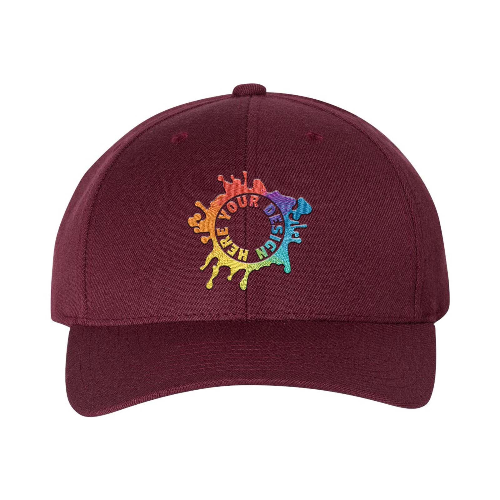 Embroidered YP Classics Premium Curved Visor Snapback Cap - Mato & Hash