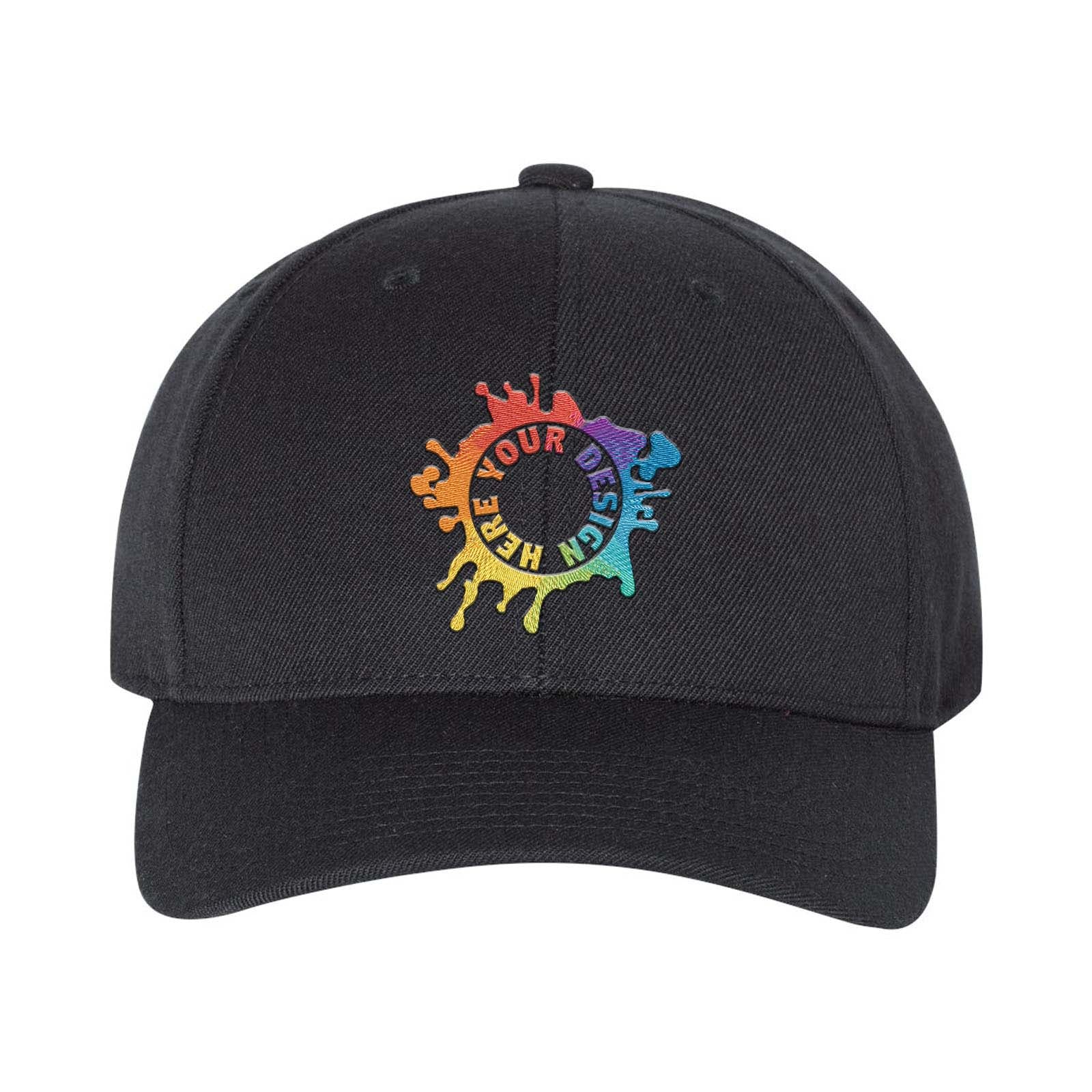Embroidered YP Classics Premium Curved Visor Snapback Cap - Mato & Hash