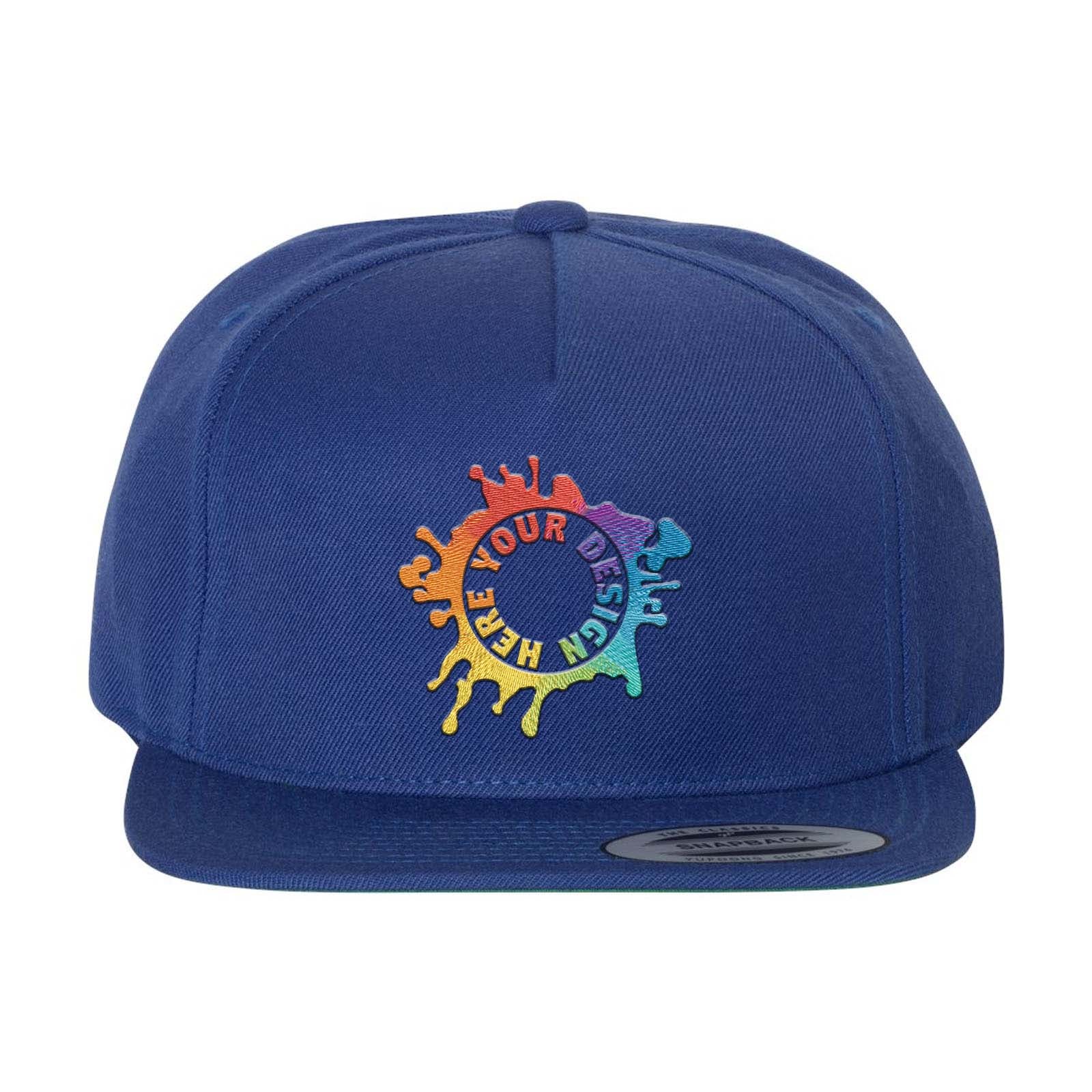 Embroidered YP Classics Premium Five-Panel Snapback Cap - Mato & Hash