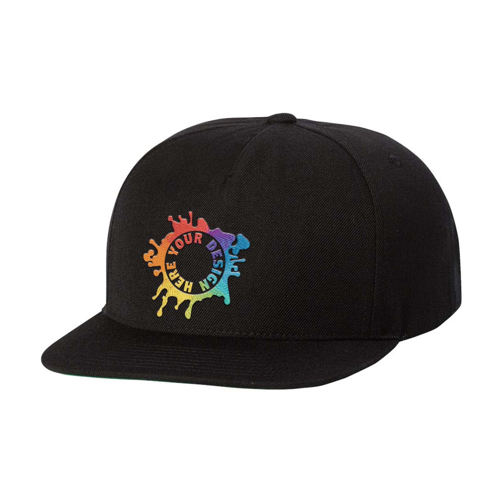 Embroidered YP Classics Premium Five-Panel Snapback Cap - Mato & Hash