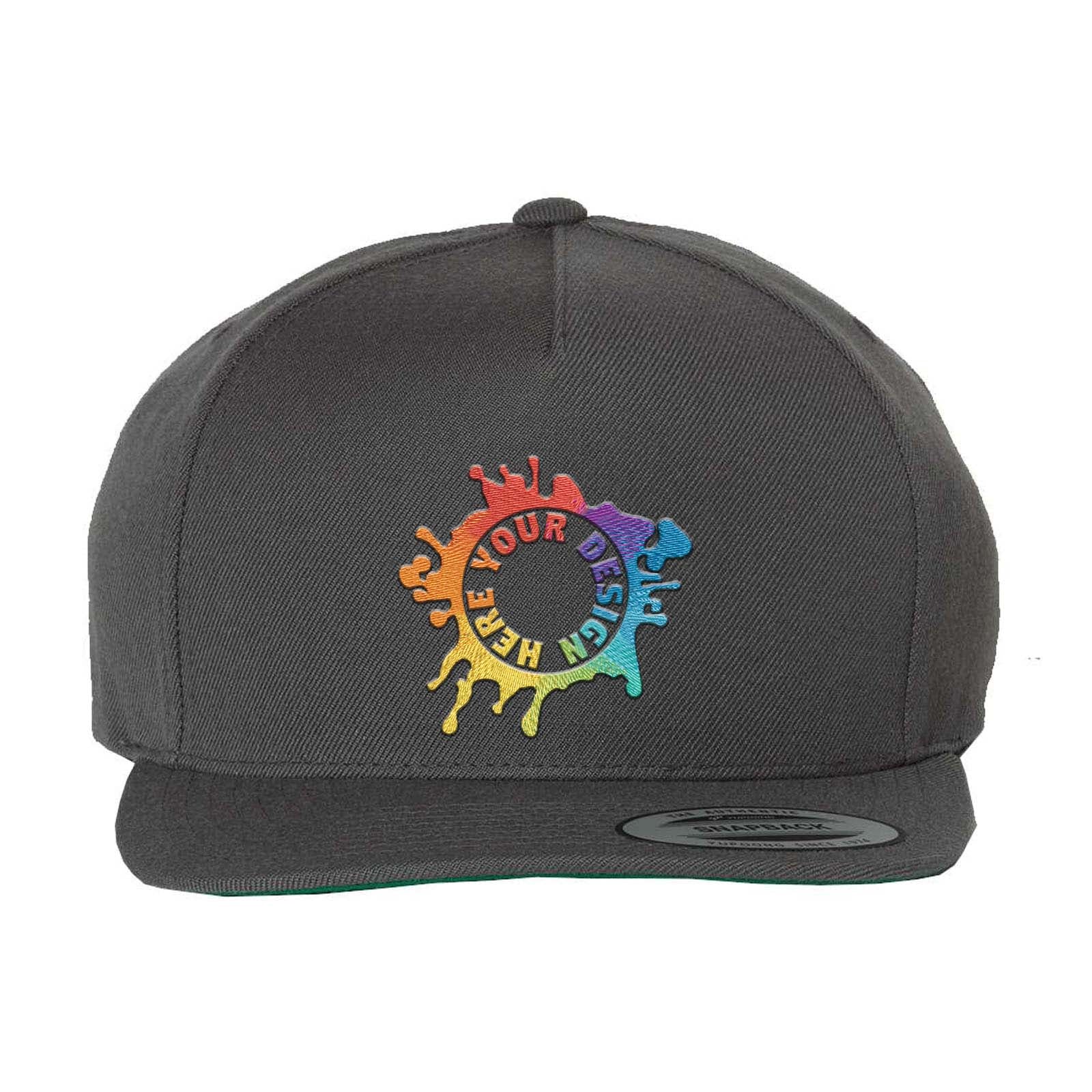 Embroidered YP Classics Premium Five-Panel Snapback Cap - Mato & Hash