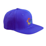 Embroidered Yupoong Adult 6-Panel Structured Flat Visor Classic Snapback - Mato & Hash
