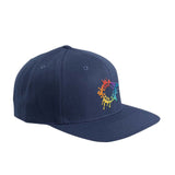 Embroidered Yupoong Adult 6-Panel Structured Flat Visor Classic Snapback - Mato & Hash