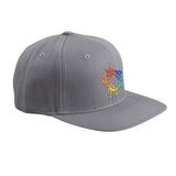 Embroidered Yupoong Adult 6-Panel Structured Flat Visor Classic Snapback - Mato & Hash