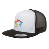 Embroidered Yupoong Adult Classic Trucker with White Front Panel Cap - Mato & Hash
