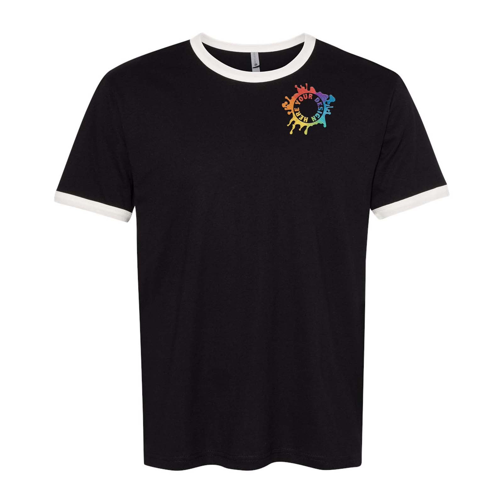 Embroidery Next Level Apparel Unisex Ringer T-Shirt - Mato & Hash