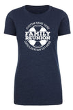 Family Reunion Life Ring Custom Name & Date Womens T Shirts - Mato & Hash