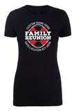 Family Reunion Life Ring Full Color Custom Name & Date Womens T Shirts