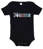 Fireworks Text Custom Name 4th of July Cotton Baby Romper