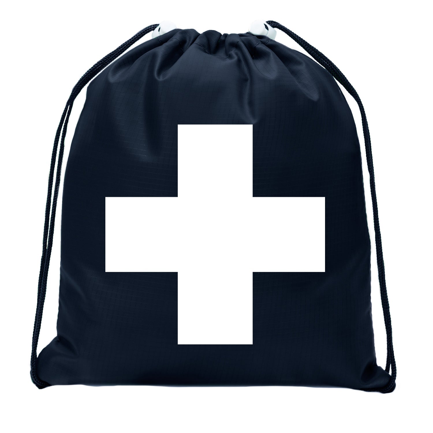 First Aid Symbol Mini Polyester Drawstring Bag - Mato & Hash