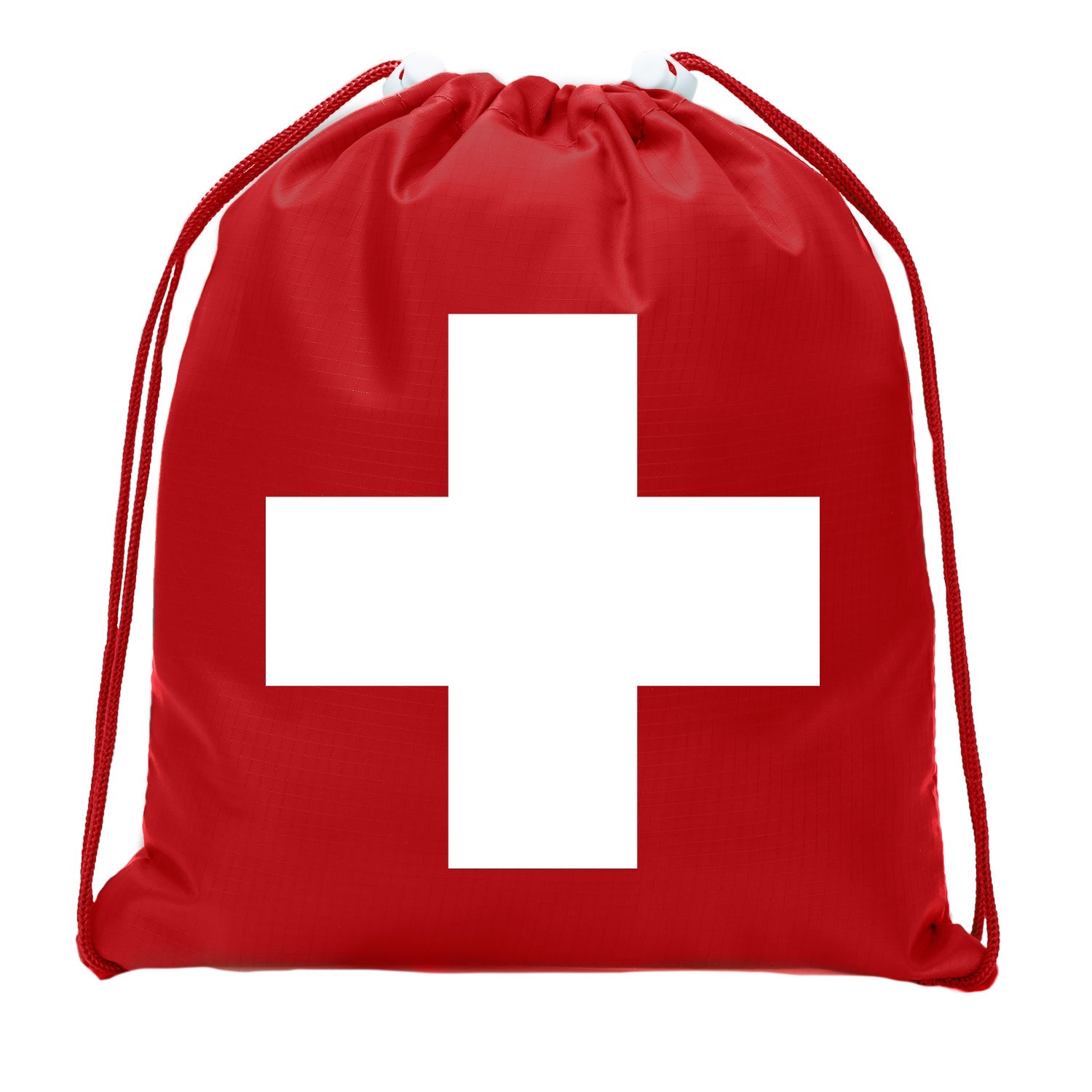 First Aid Symbol Mini Polyester Drawstring Bag - Mato & Hash