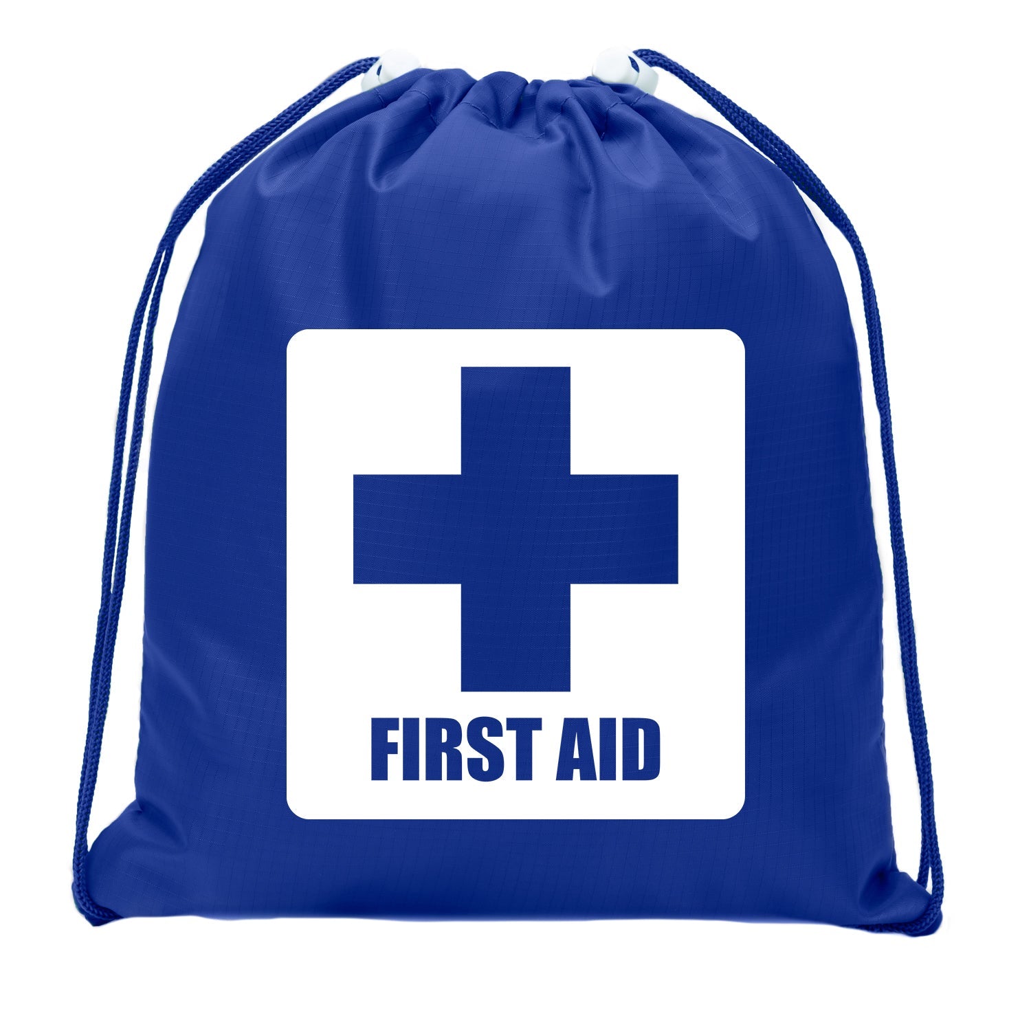 First Aid Symbol - Square - Mini Polyester Drawstring Bag - Mato & Hash