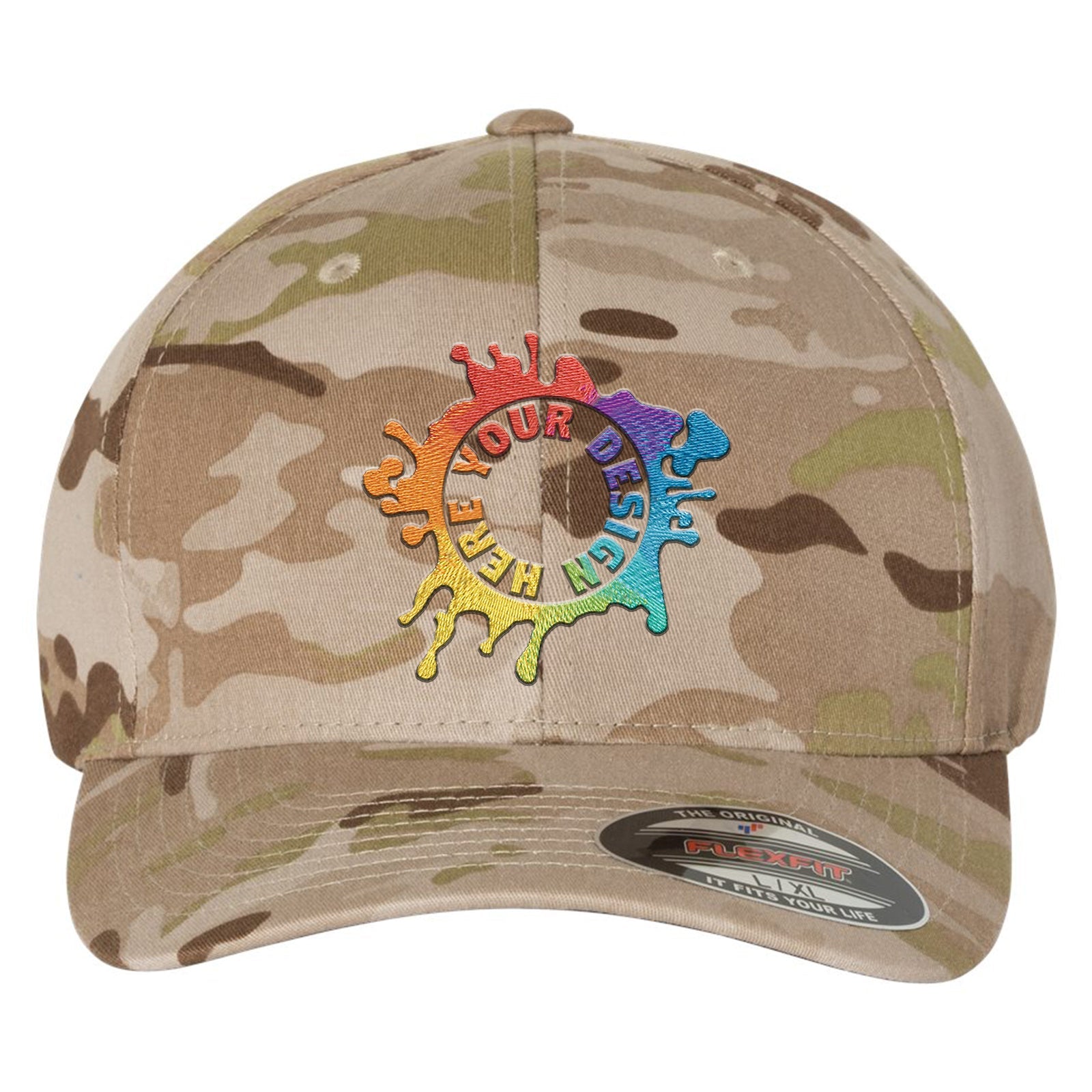 Flexfit Cotton Blend Cap Embroidery - BEST SELLING FLEXFIT - Mato & Hash