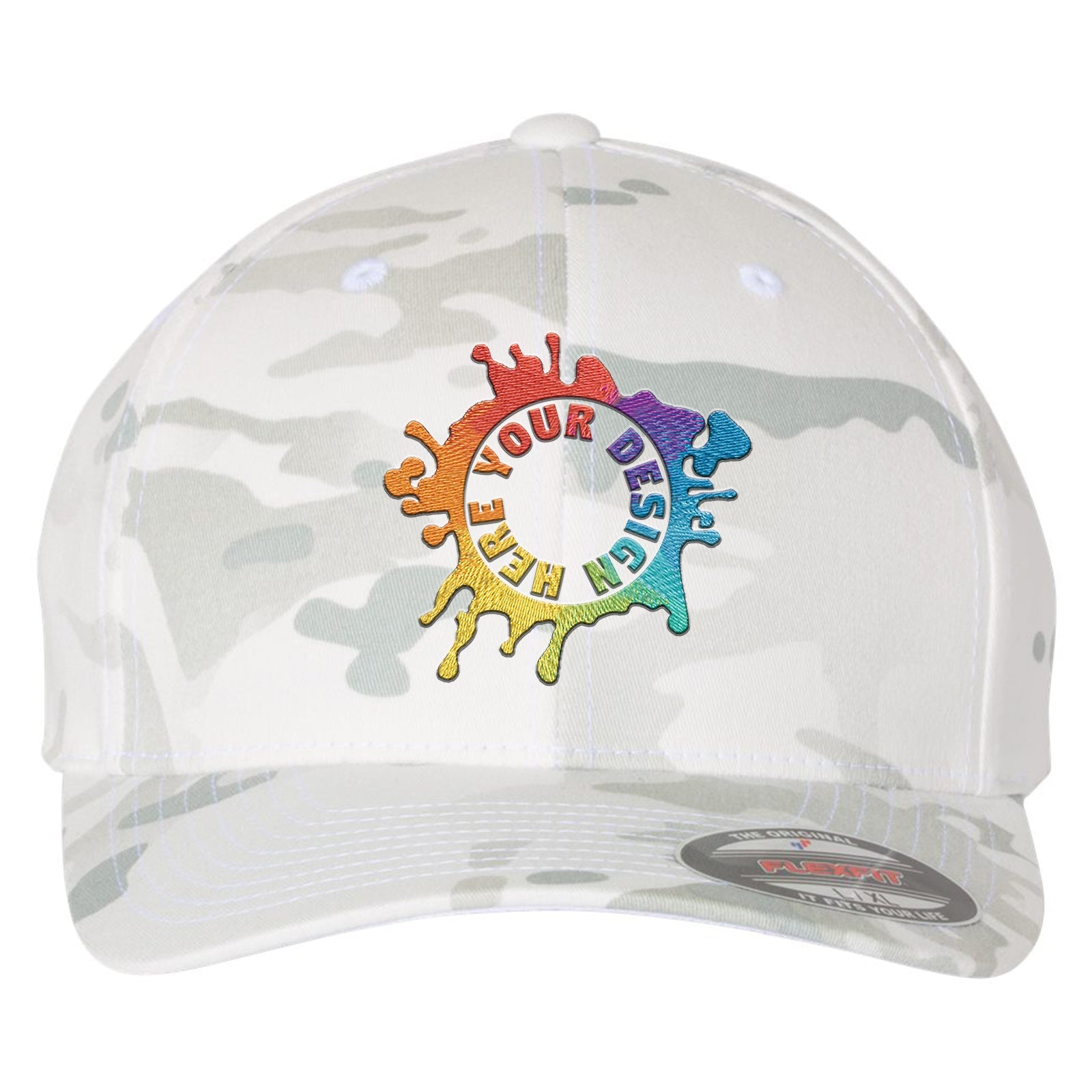 Flexfit Cotton Blend Cap Embroidery - BEST SELLING FLEXFIT - Mato & Hash