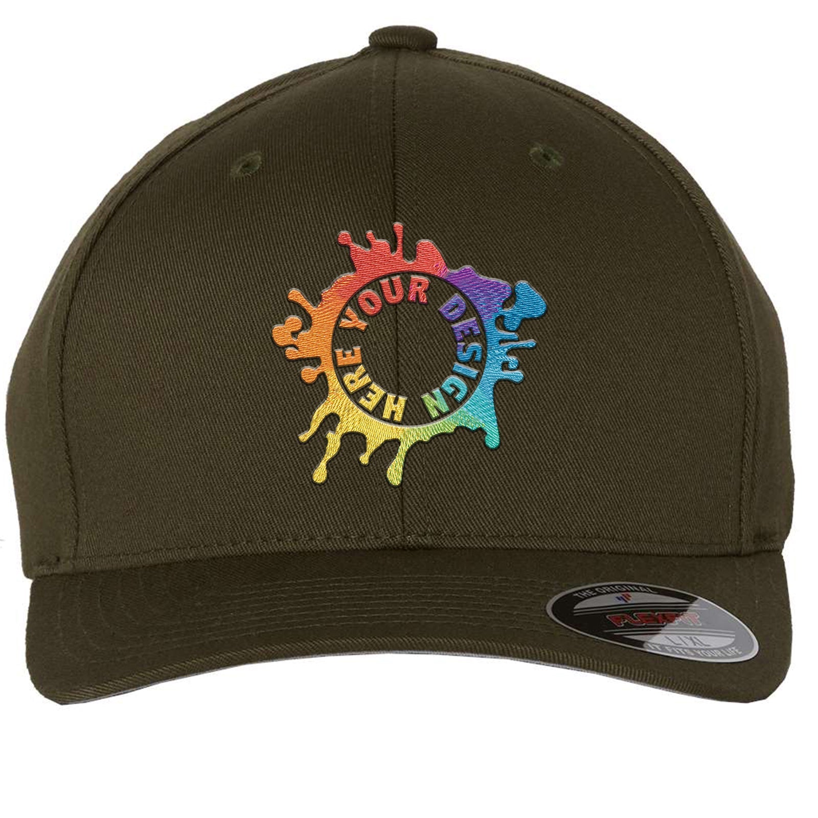 Custom Flex Fit Hat,custom Fitted Hat, Personalized Flex Fit Hat, Custom  Fitted Cap, Mens Fitted Hat, Sports Team Hat, Custom Hat 