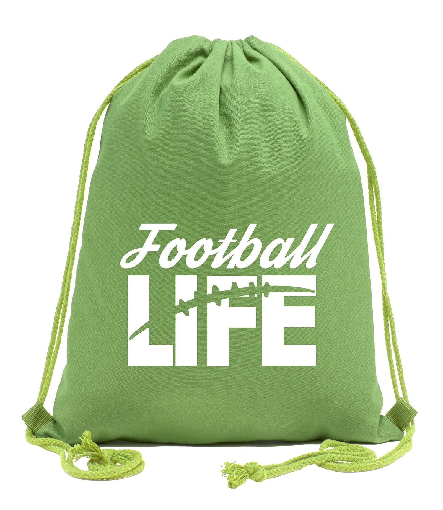 Football Life Cotton Drawstring Bag - Mato & Hash