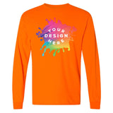 Gildan DryBlend® Men's Cotton/Polyester Blend Long Sleeve T-Shirt - Mato & Hash