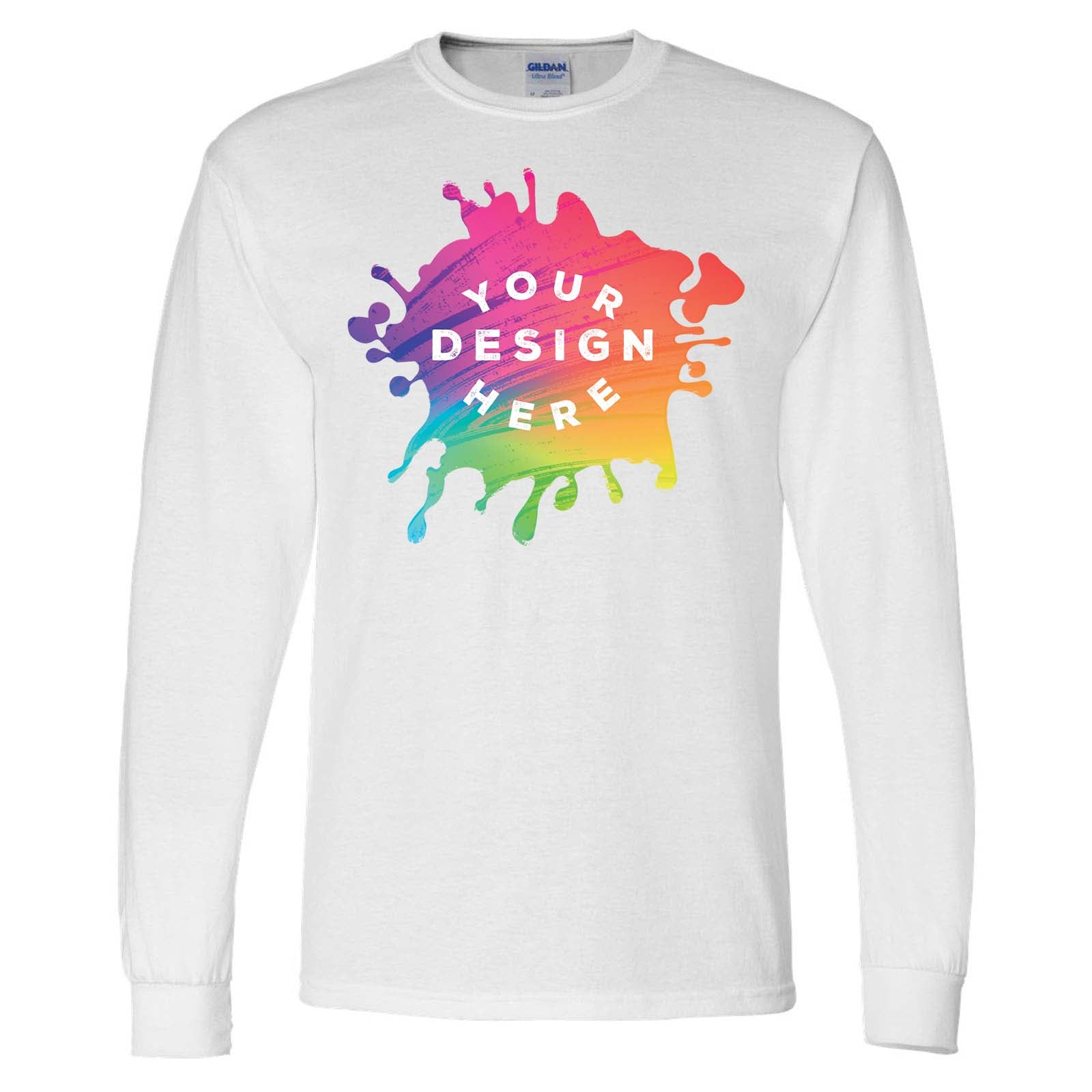 Gildan DryBlend® Men's Cotton/Polyester Blend Long Sleeve T-Shirt - Mato & Hash