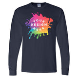 Gildan DryBlend® Men's Cotton/Polyester Blend Long Sleeve T-Shirt - Mato & Hash