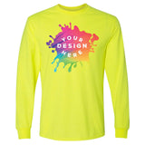 Gildan DryBlend® Men's Cotton/Polyester Blend Long Sleeve T-Shirt - Mato & Hash