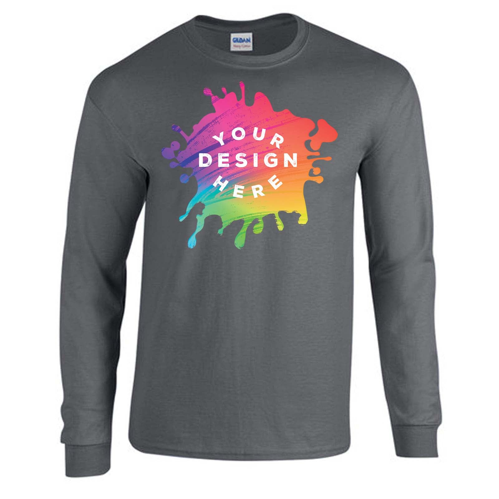 Gildan Heavy Cotton Men's Long Sleeve T-Shirt - Mato & Hash