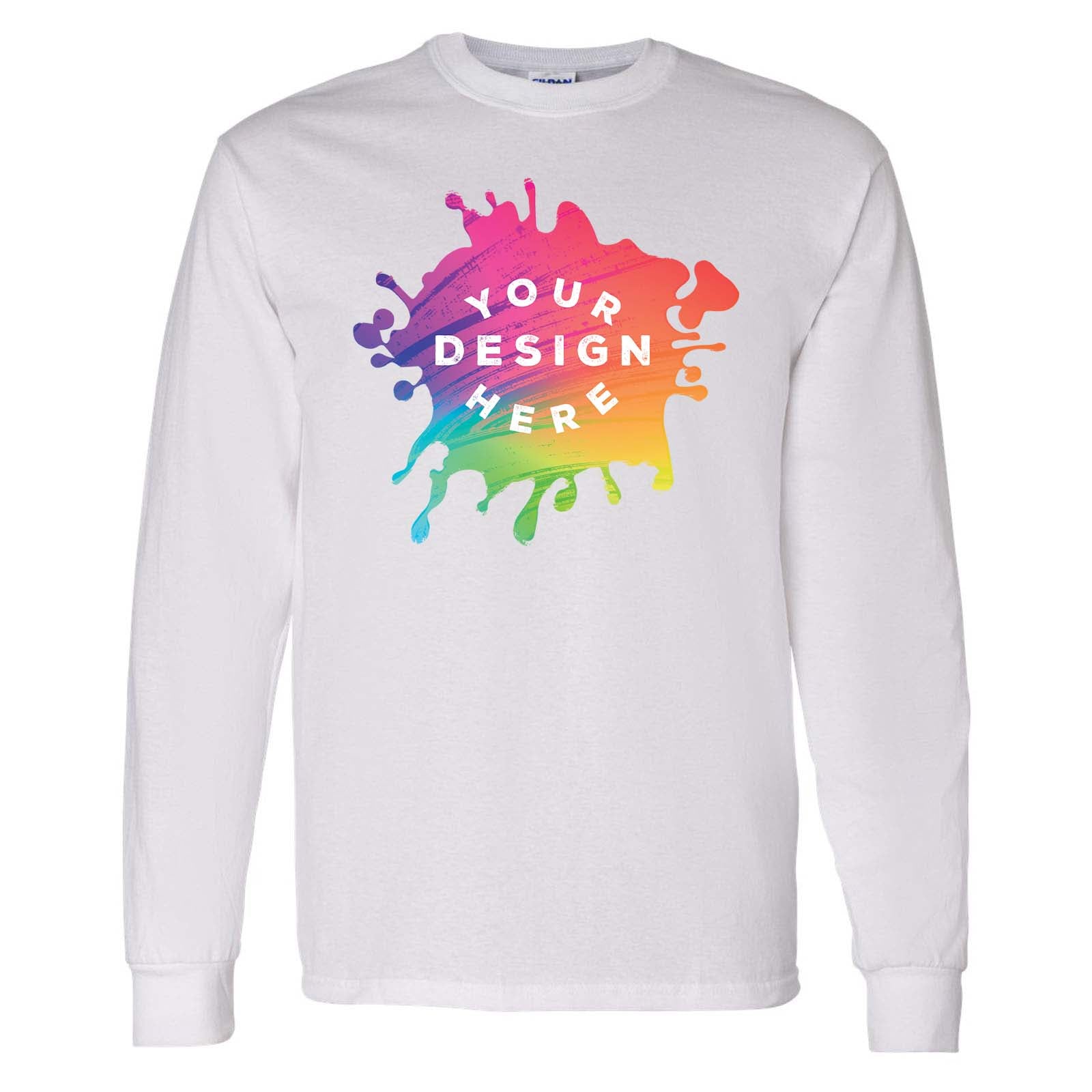 Gildan Heavy Cotton Men's Long Sleeve T-Shirt - Mato & Hash