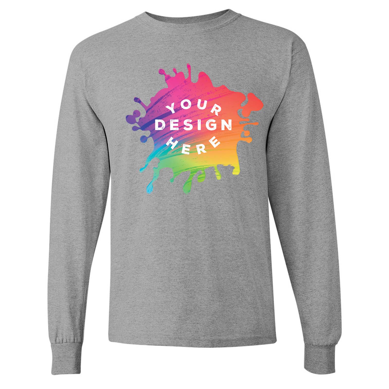 Gildan Heavy Cotton Men's Long Sleeve T-Shirt - Mato & Hash