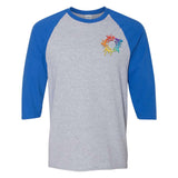 Gildan Heavy Cotton™ Raglan Three-Quarter Sleeve T-Shirt Embroidery - Mato & Hash