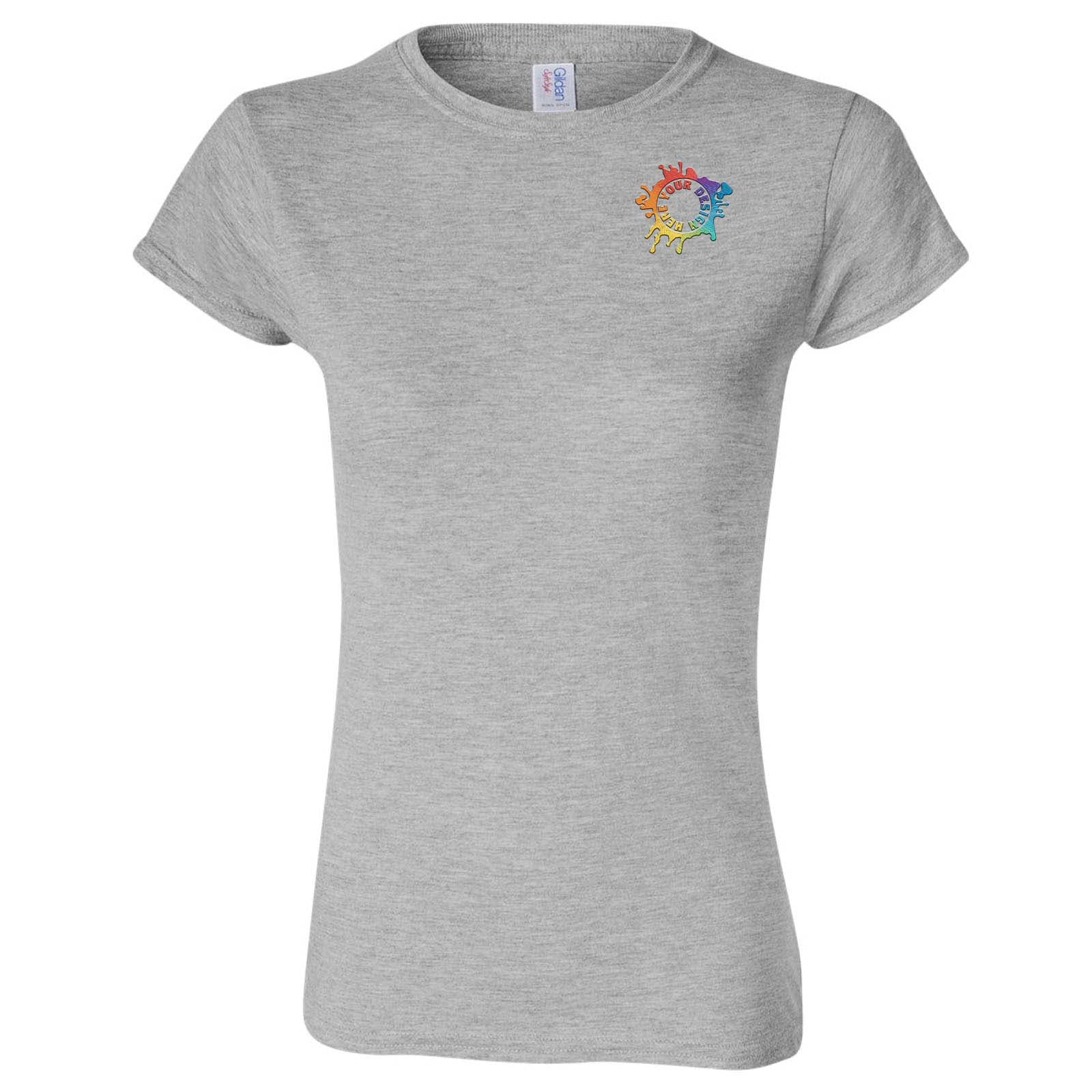Gildan Softstyle® Women's 100% Cotton T-Shirt Embroidery - Mato & Hash