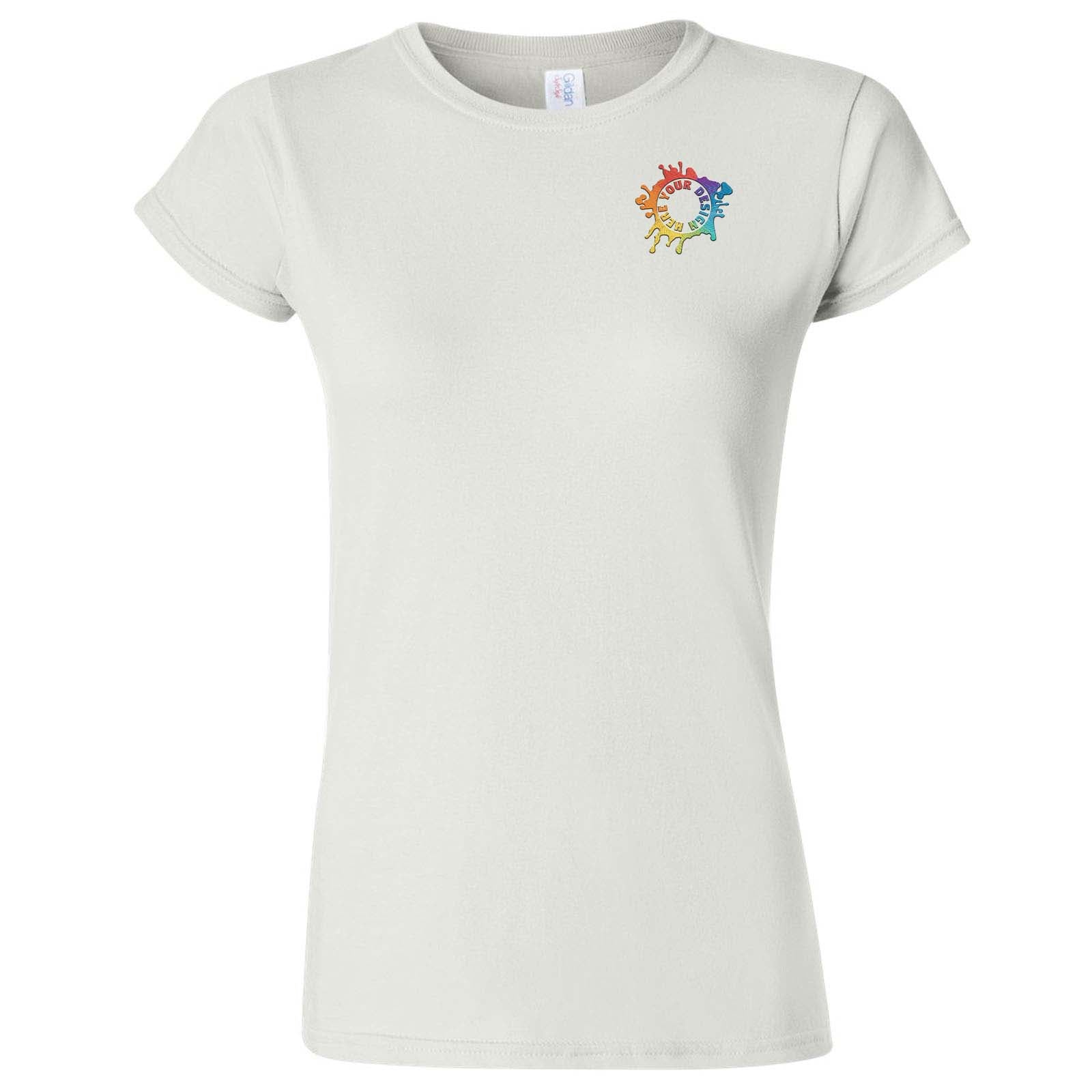 Gildan Softstyle® Women's 100% Cotton T-Shirt Embroidery - Mato & Hash