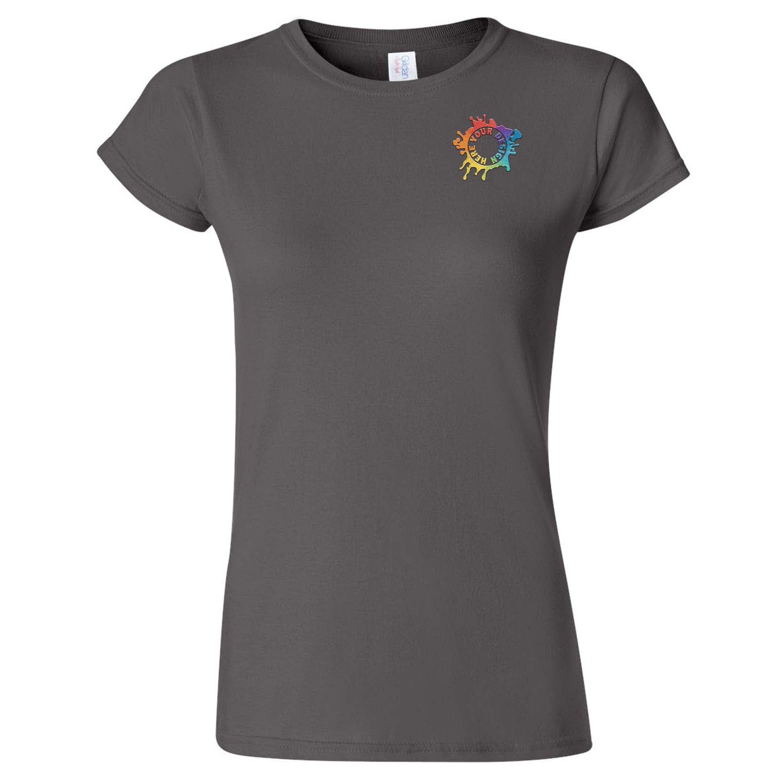 Gildan Softstyle® Women's 100% Cotton T-Shirt Embroidery - Mato & Hash