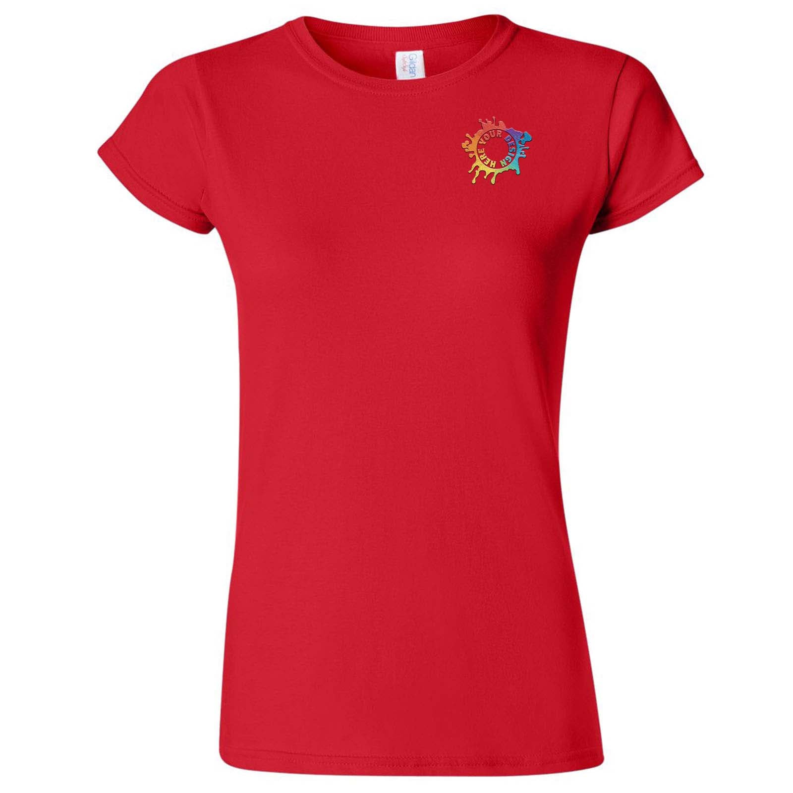 Gildan Softstyle® Women's 100% Cotton T-Shirt Embroidery - Mato & Hash
