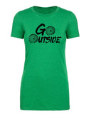 Go Outside - Tree Rings Womens T Shirts