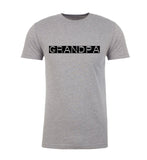 Grandpa - Letterpress Text - Unisex T Shirts