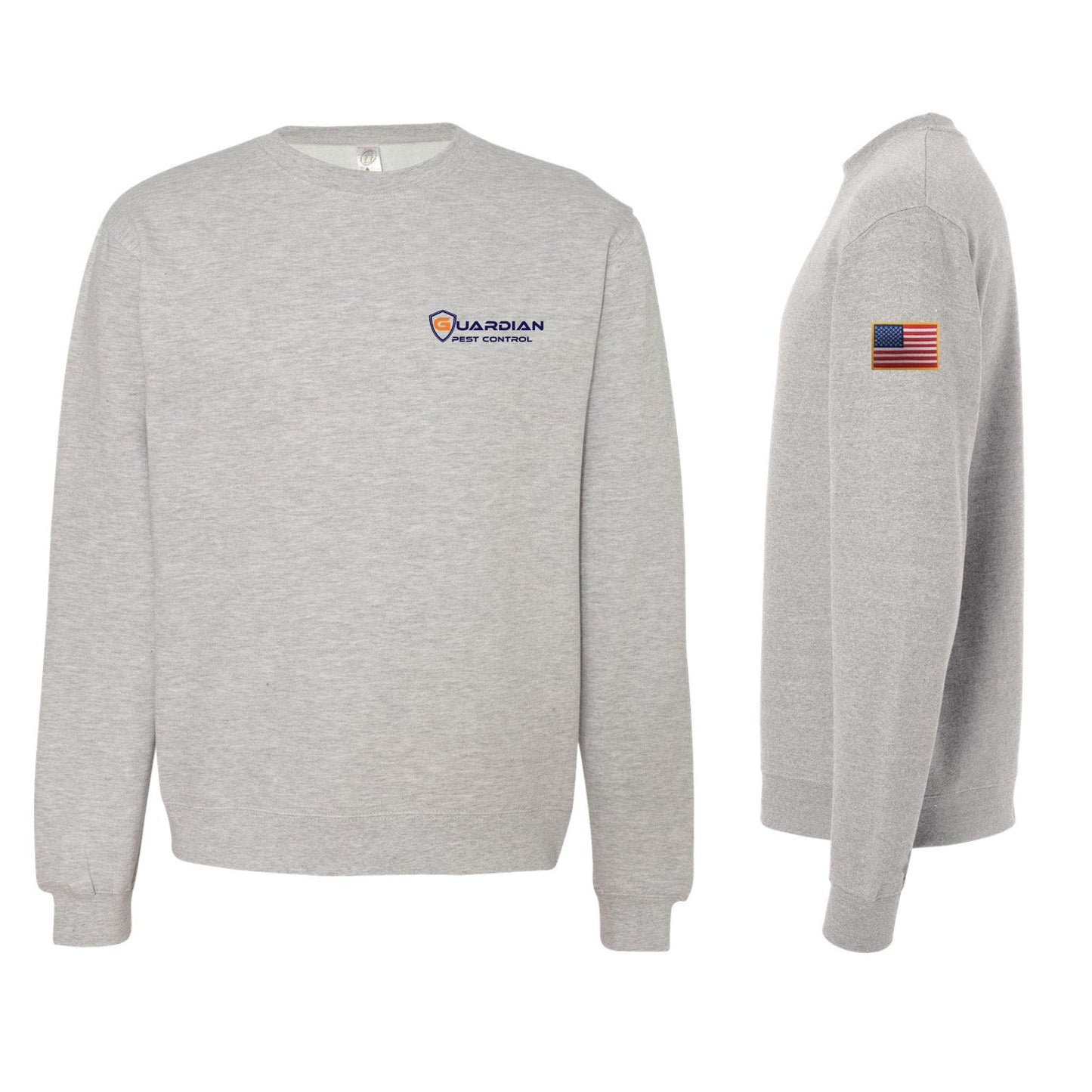 Guardian Pest Control Midweight Sweatshirt with Flag Patch - Mato & Hash