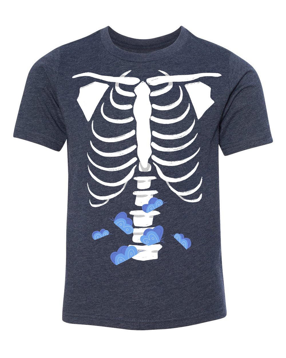 Halloween Butterflies in Skeleton Kids T Shirts - Mato & Hash