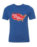 Happy Birthday America Kids 4th of July T Shirts