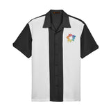 Harriton Men's Two-Tone Bahama Cord Camp Shirt Embroidery