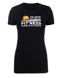 I'm Into Fitness - Fit'ness Slider in My Mouth - Womens T Shirts - Mato & Hash