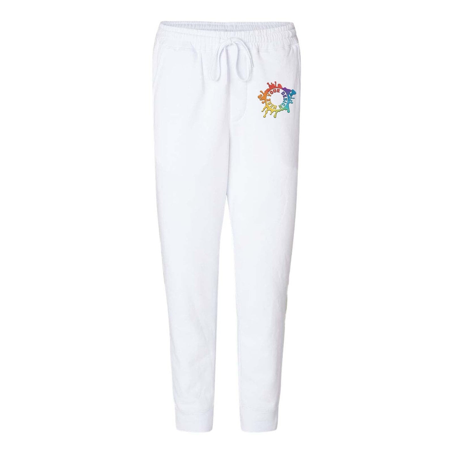 Independent Trading Co. Midweight Fleece Jogger Pants Embroidery - Mato & Hash
