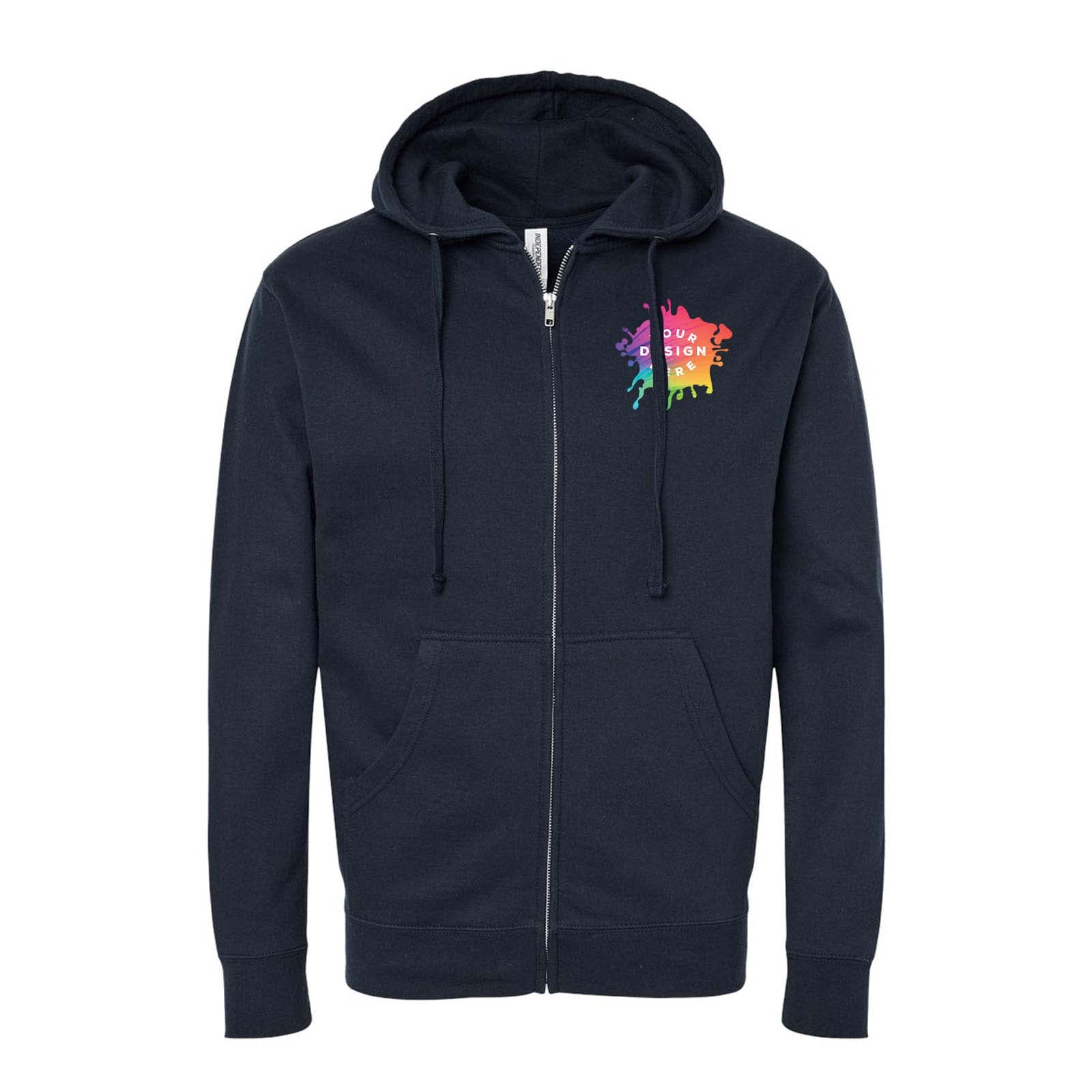 Independent Trading Co. Midweight Full-Zip Hooded Sweatshirt - Mato & Hash