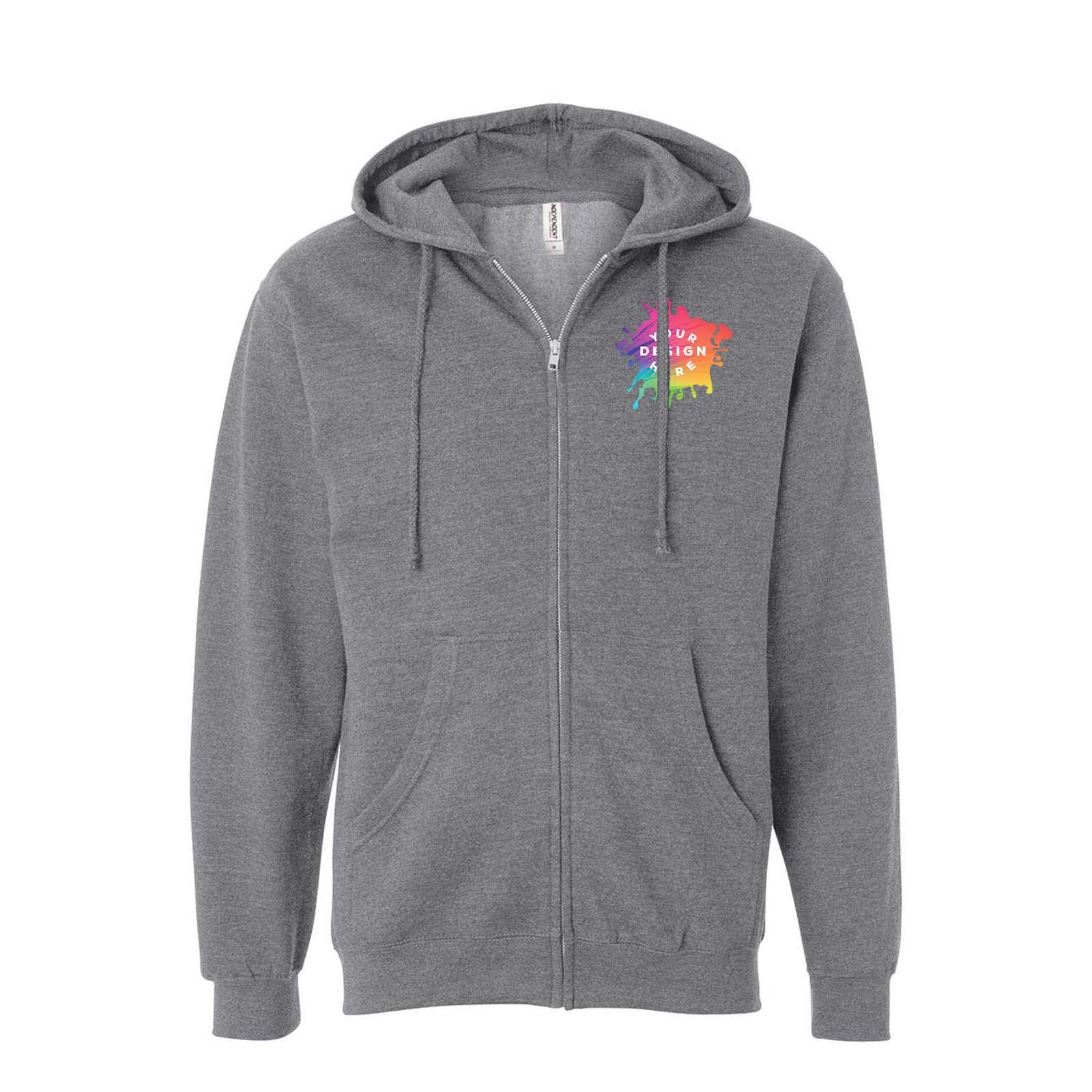 Independent Trading Co. Midweight Full-Zip Hooded Sweatshirt - Mato & Hash
