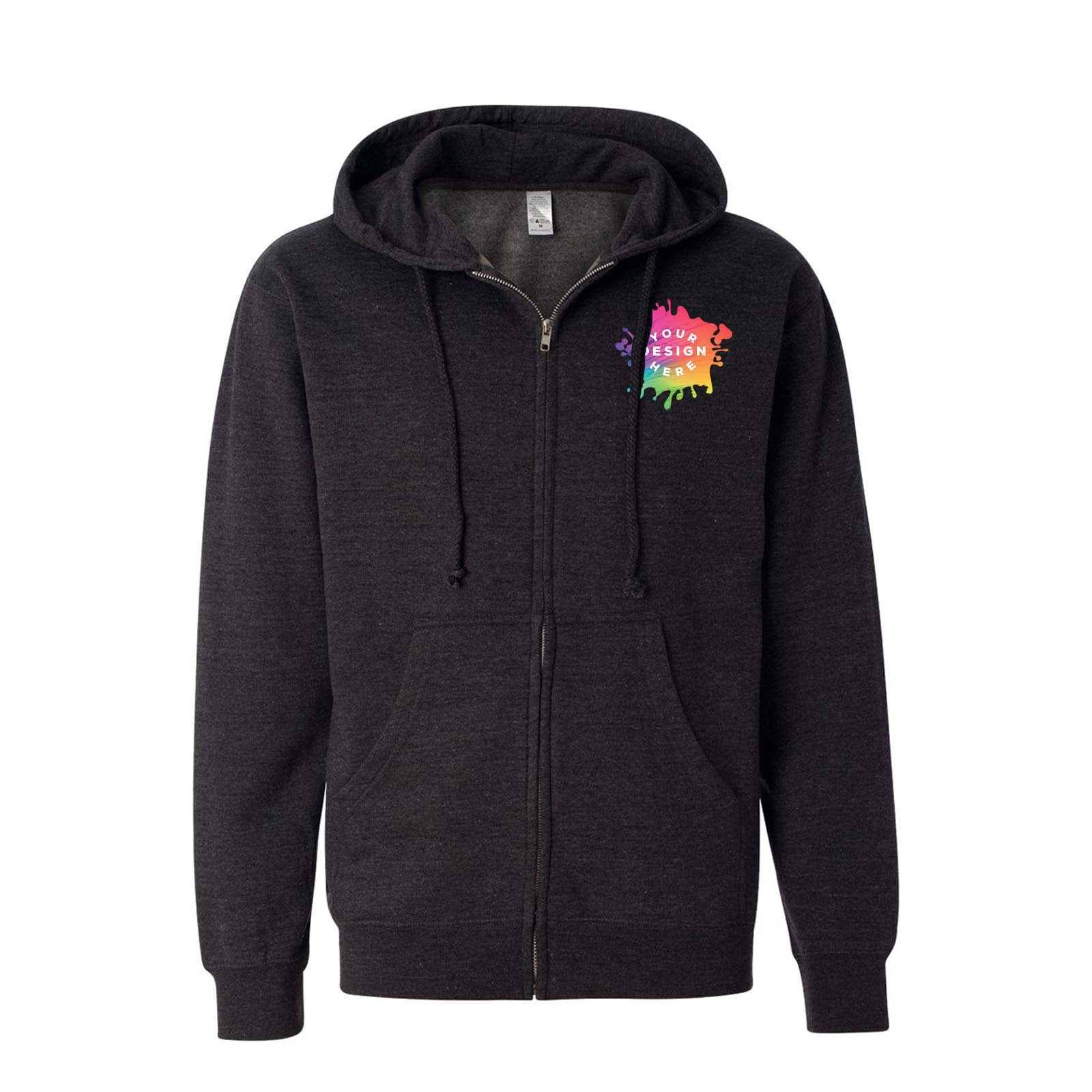 Independent Trading Co. Midweight Full-Zip Hooded Sweatshirt - Mato & Hash
