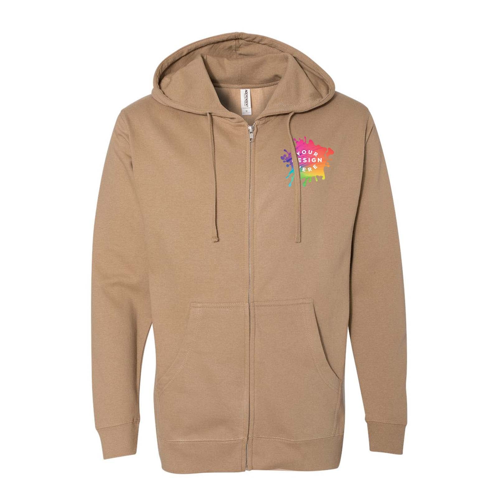 Independent Trading Co. Midweight Full-Zip Hooded Sweatshirt - Mato & Hash