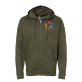 Independent Trading Co. Midweight Full-Zip Hooded Sweatshirt Embroidery - Mato & Hash