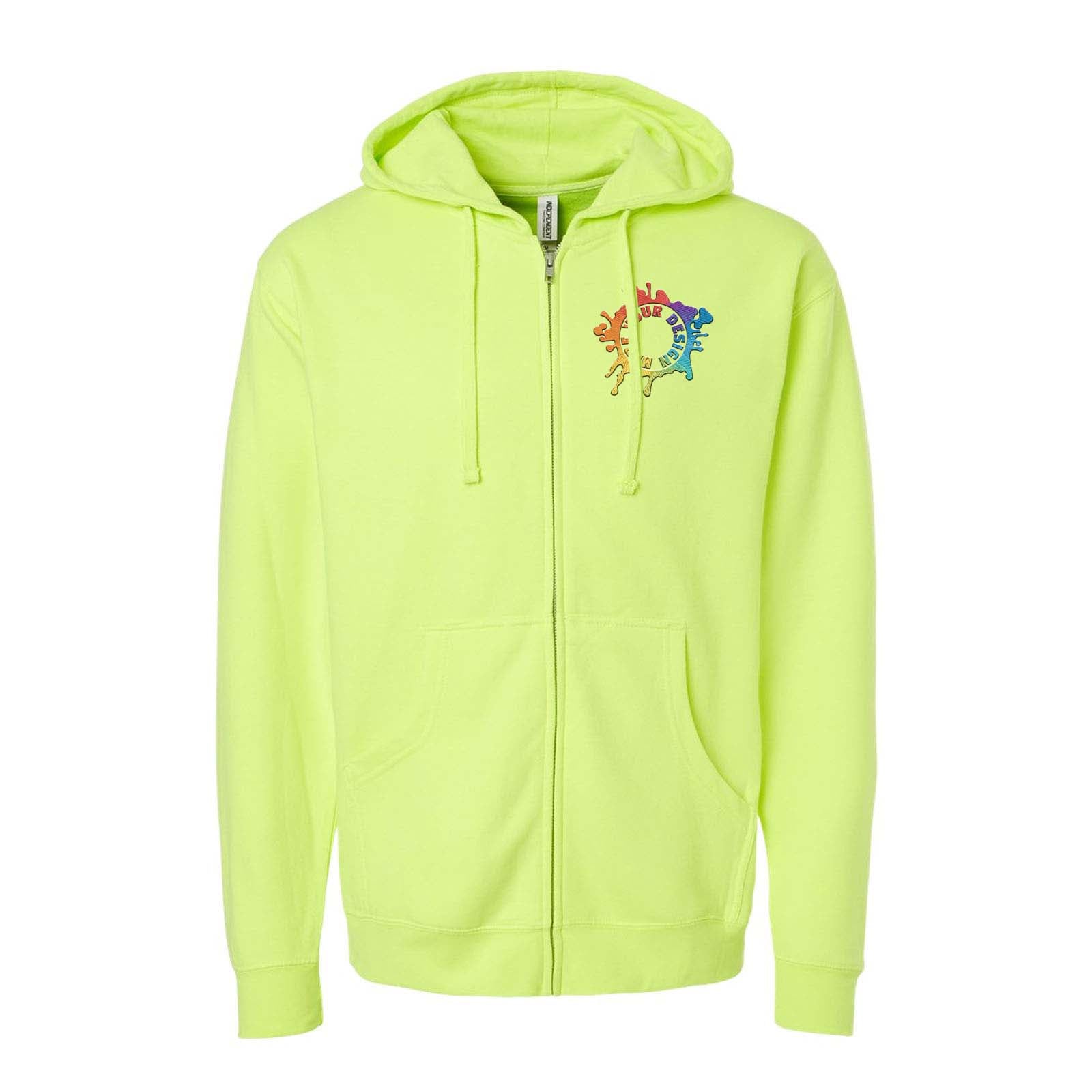 Independent Trading Co. Midweight Full-Zip Hooded Sweatshirt Embroidery - Mato & Hash